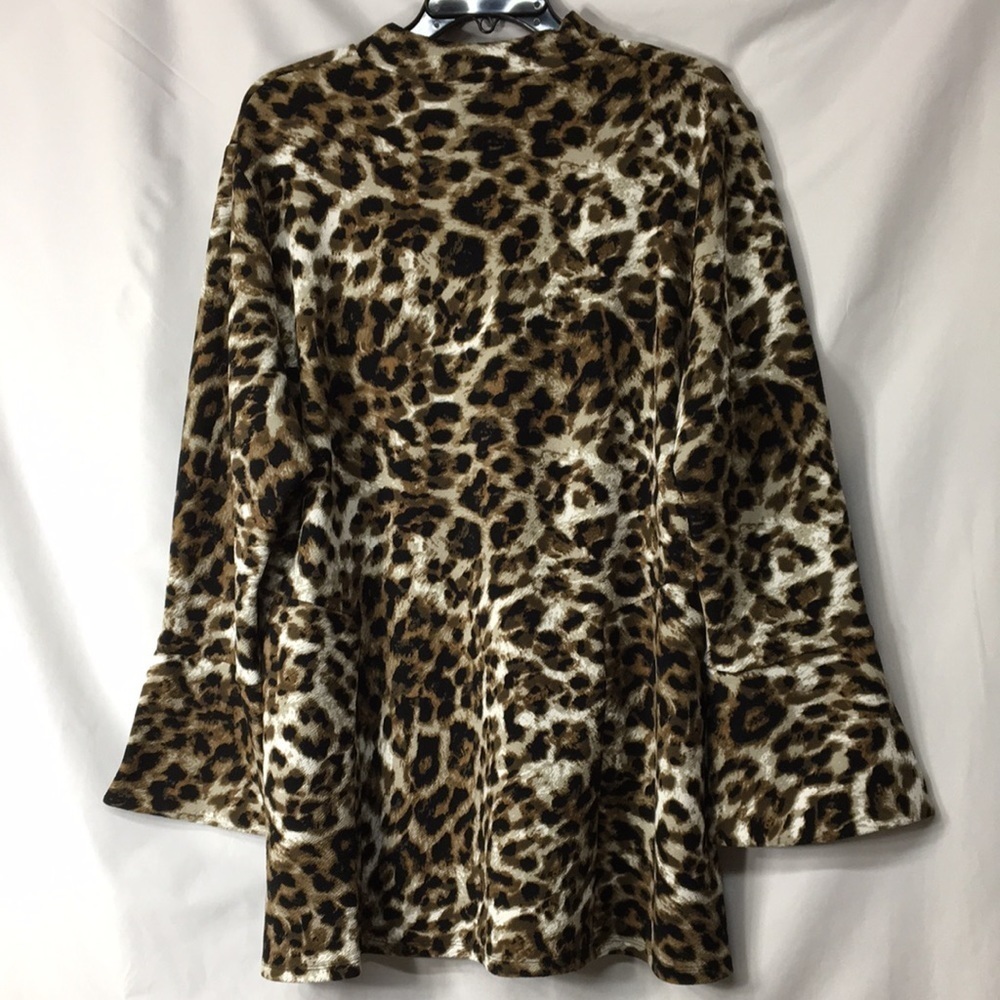 Rafaella Women’s Animal Print Blouse Size 2X NEW with Tags - Picture 7 of 7